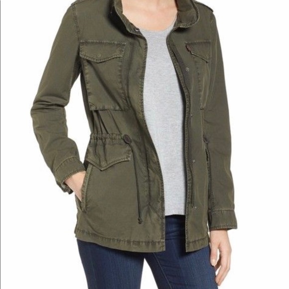 levi's military jacket green